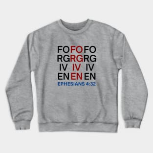 Forgiven | Christian Saying Crewneck Sweatshirt